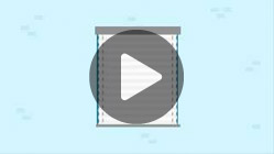 Montage instuctie animatie voor plissegordijnen 